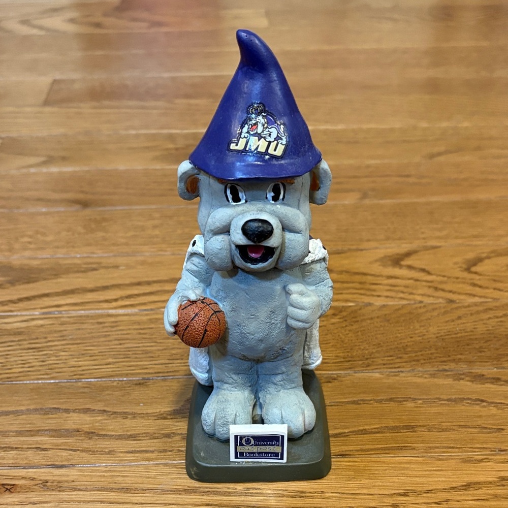 Bobble Dobbles | JMU James Madison University Duke Dog Statue Gnome Hat OS